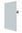 ESPEJO ADAPTADO RECLINABLE 70X50 NOFER 08023.B MARCO INOX BRILLO