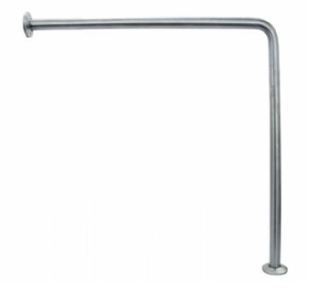 BARRA FIJA PARED-SUELO 70X70 NOFER 15198.B INOX BRILLO