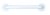 BARRA FIJA 60CM. NOFER 15054.60.F ACERO BLANCO