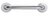 BARRA FIJA 30CM. NOFER 15054.30.B INOX BRILLO