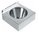 LAVAMANOS MURAL CUADRADRO 30X30 NOFER 13038.B INOX BRILLO