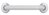 BARRA FIJA 30CM. NOFER 15054.30.S INOX SATINADO