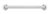 BARRA FIJA 80CM. NOFER 15054.80.S INOX SATINADO