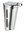 DOSIFICADOR JABON VERTICAL REDONDO 350 ML NOFER 03003.B INOX BRILLO