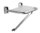 ASIENTO DUCHA ABATIBLE NOFER 15046.B INOX BRILLO C/APOYO A PARED