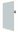 ESPEJO ADAPTADO RECLINABLE 80X60 NOFER 08024.W MARCO INOX BLANCO