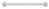 BARRA FIJA 100CM. NOFER 15054.100.S INOX SATINADO