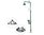 DUCHA/LAVAOJOS EMERGENCIA TRIPLE MANDO NOFER SC700 VASO ABS
