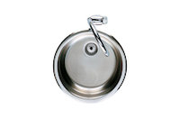 FREG. ROCA INOX REDONDO TEXTURIZADO 450