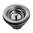 VALVULA CANASTA 3 1/2 TEKA S/REBOSADERO INOX.