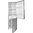FRIGORIFICO COMBI TEKA NFE2 320 ACERO INOX ANTIHUELLA