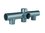 COLECTOR BATERIA VALVULAS PVC 50 4 TOMAS