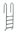 ESCALERA MURO 4 PELDAÑOS STANDARD
