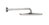 CONJ. ROCIADOR RAINSHOWER COSMOP. 310 + BRAZO MURAL 380 SUPERSTEEL