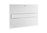 PLACA ACCIONAMIENTO PL7 DUAL BLANCO MATE ROCA