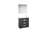 PACK ESPEJO DEBBA COMPACT 3 CAJONES 600 BLANCO