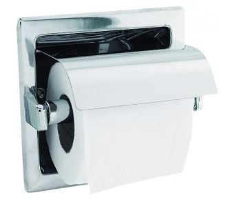 PORTARROLLOS ENCASTRADO C/TAPA NOFER 05203.B INOX BRILLO