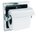 PORTARROLLOS ENCASTRADO C/TAPA NOFER 05203.B INOX BRILLO