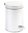 PAPELERA PEDAL 12L. NOFER 09102.W ACERO BLANCO