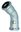 CURVA INOXPRES 45º HH 54