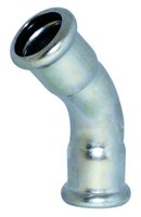 CURVA INOXPRES 45º HH 76