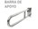 BARRA APOYO ABATIBLE 80 WAXTER T79110006 INOX SATINADO