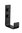 PERCHA SENCILLA POINT NEGRO MATE