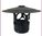 SOMBRERETE VITRIFICADO NEGRO MATE 80 CONVESA